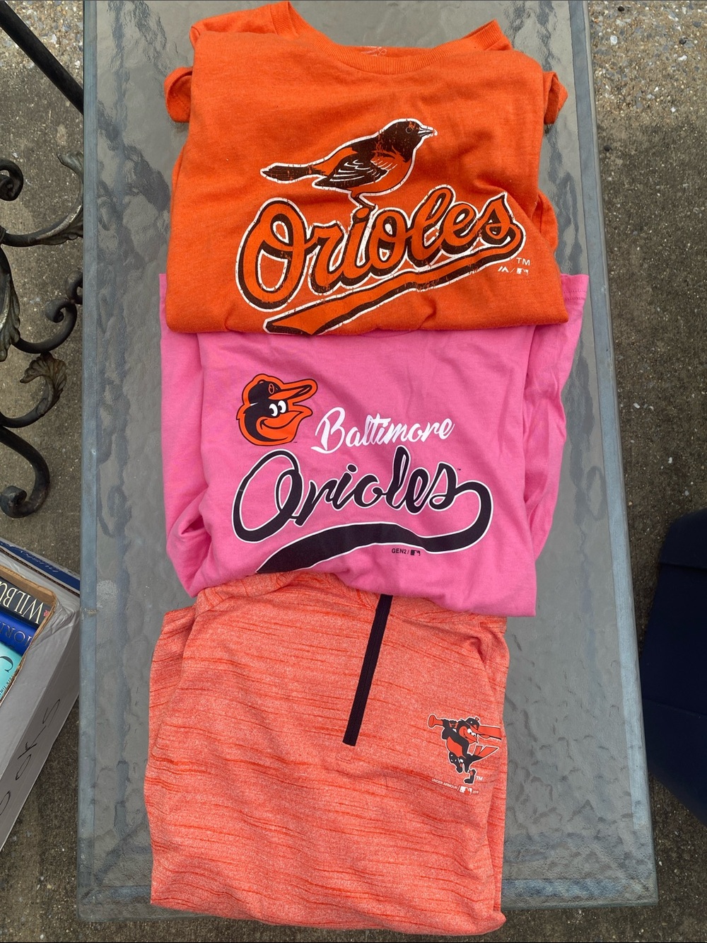 MLB Baltimore Orioles Kids Orange & Pink Tee Bundle